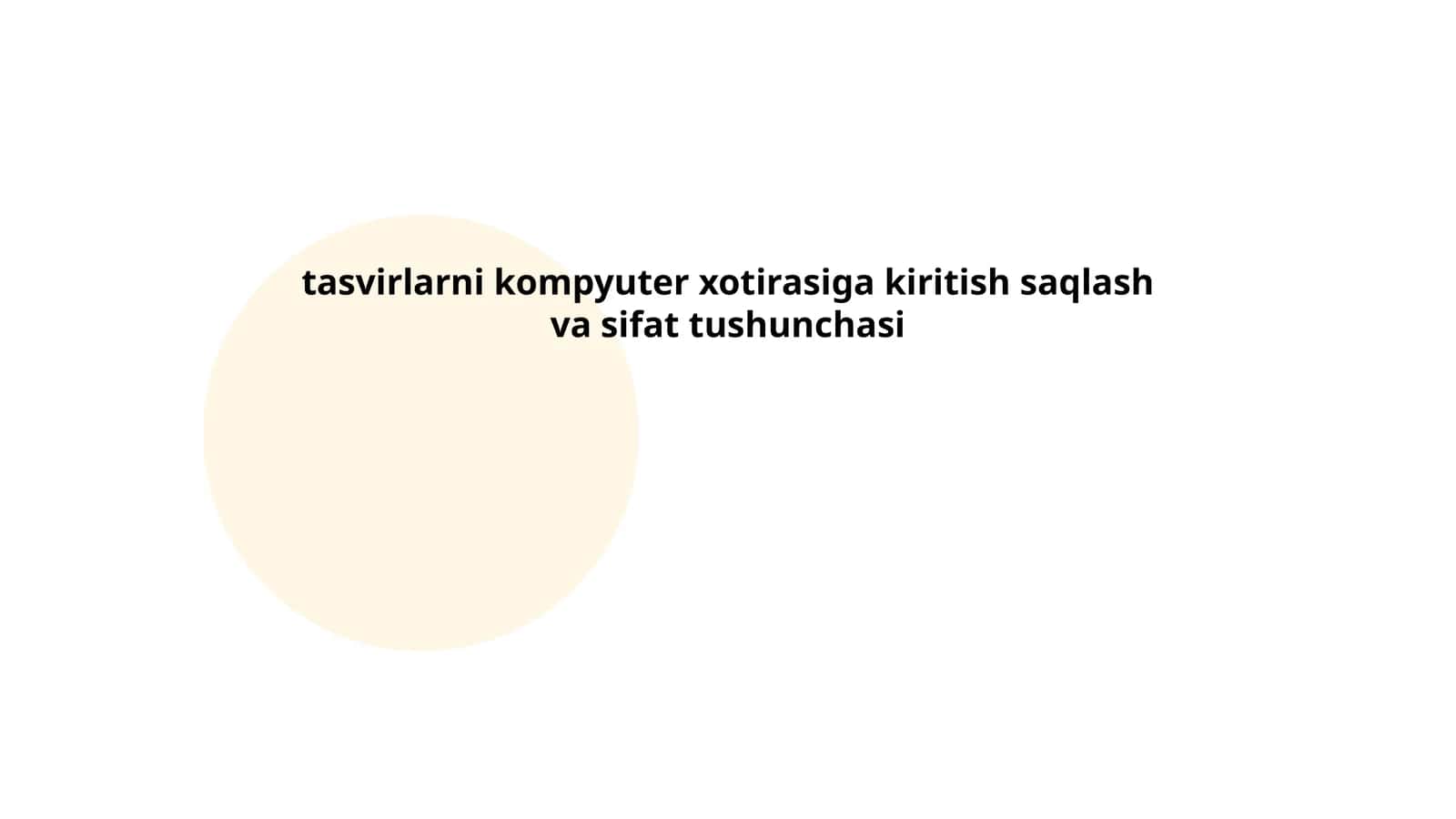 Raqamli tasvirlarni kodlash