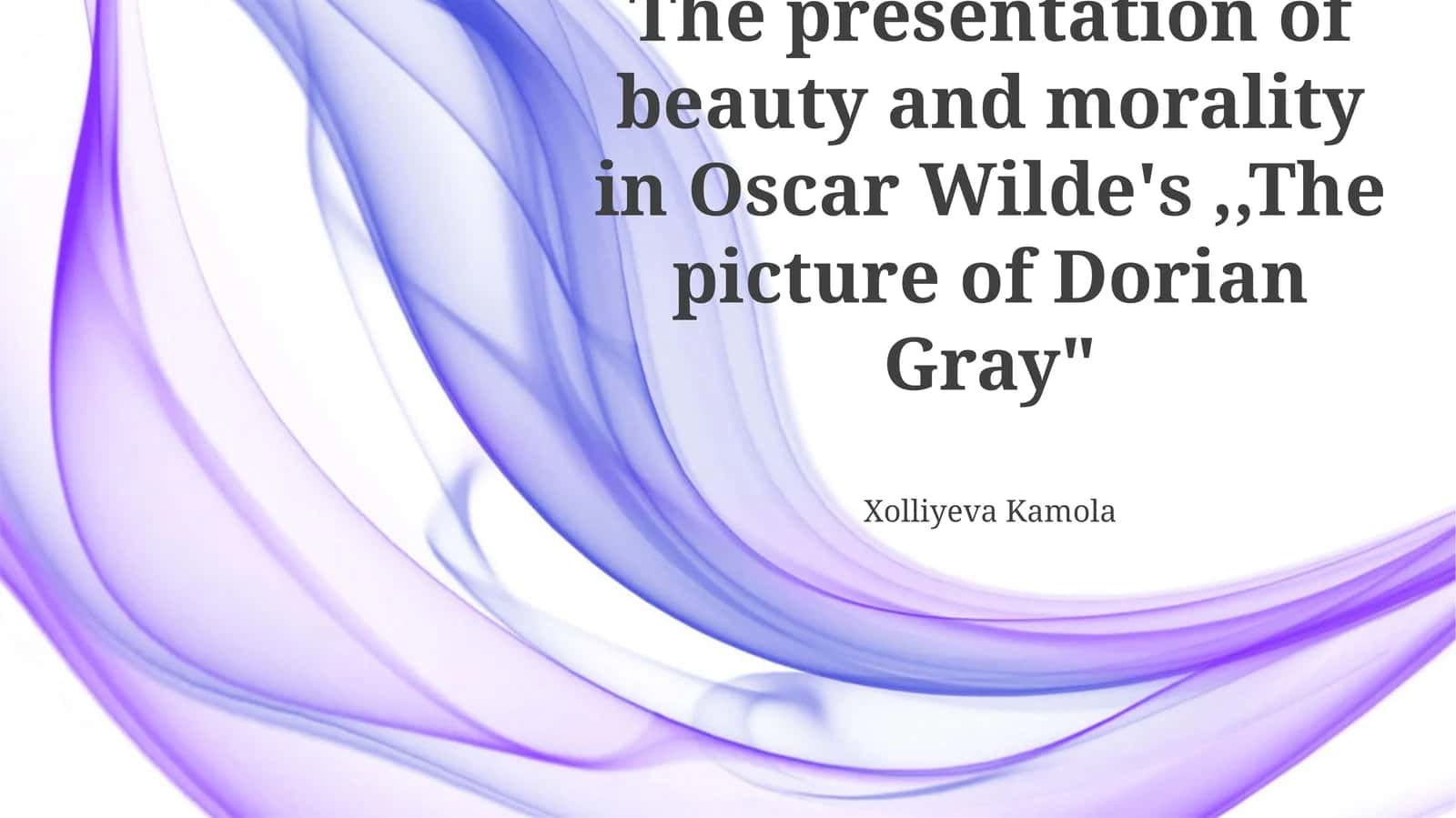 The Picture of Dorian Gray