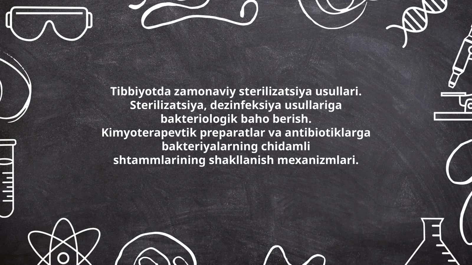 Zamonaviy sterilizatsiya usullari