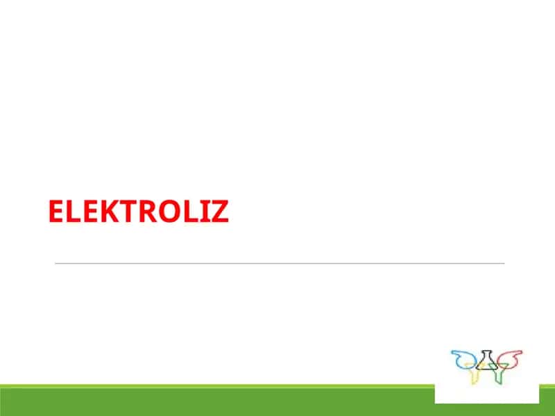 Elektroliz