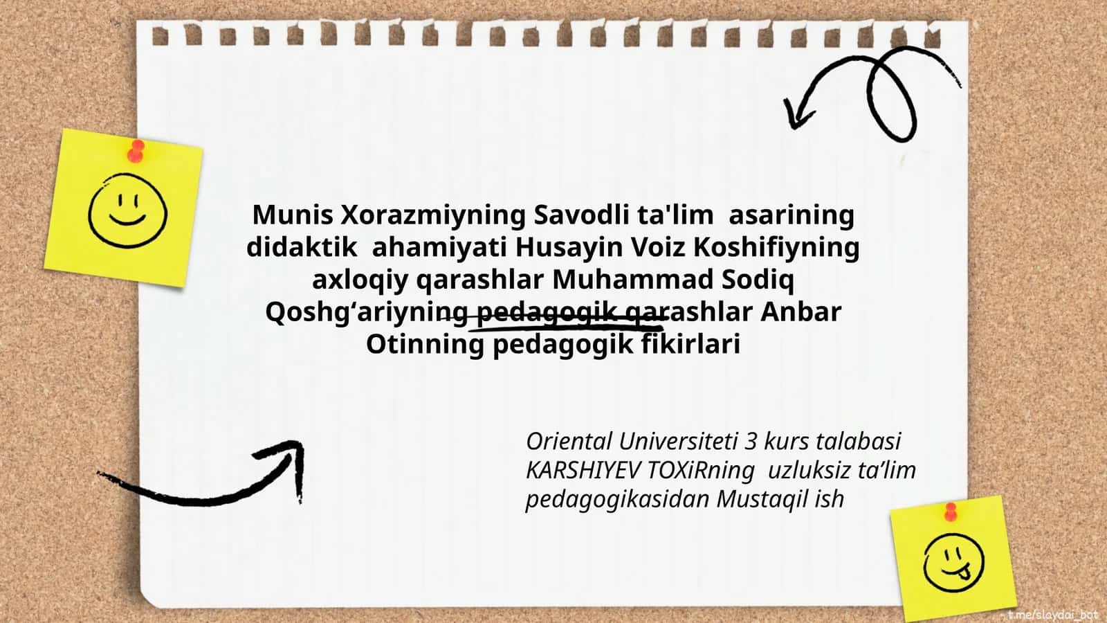 Munis Xorazmiyning Savodli ta'lim asarining didaktik ahamiyati
