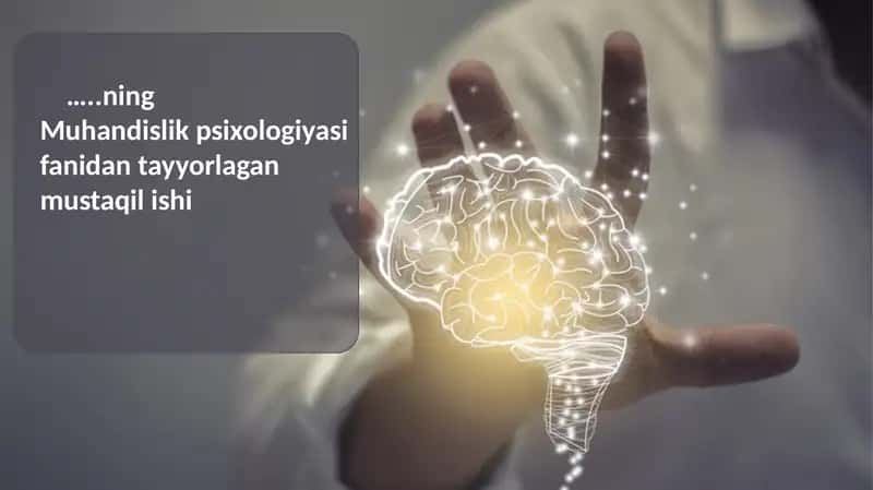 Muhandislik psixologiyasi