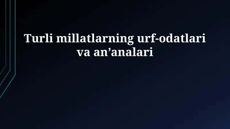 Madaniyatlar xilma-xilligi