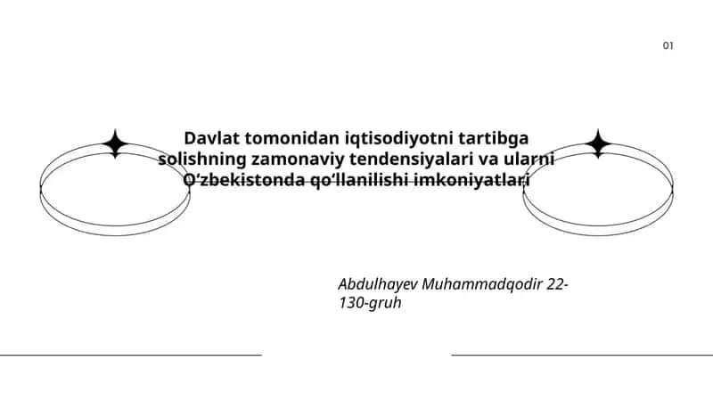 Raqamli iqtisodiyotni tartibga solish