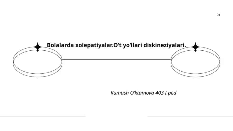 Bolalarda xolepatiyalar. Oʻt yoʻllari diskineziyalari.