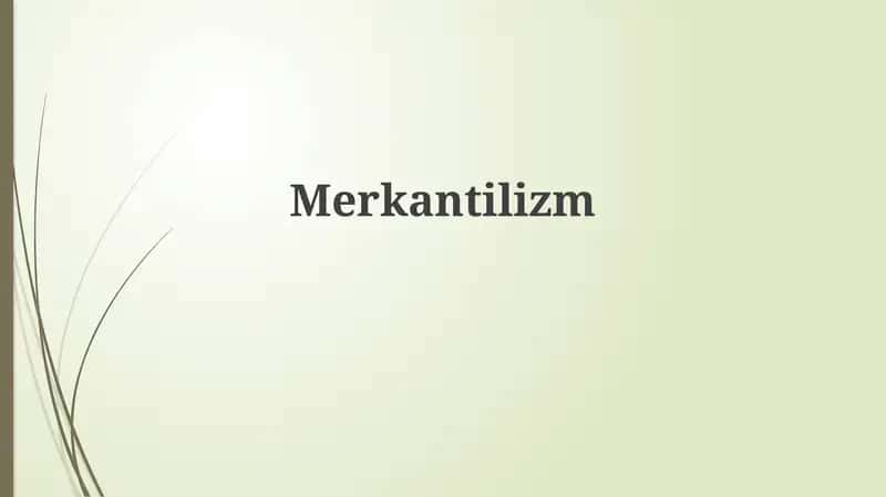 Merkantilizm
