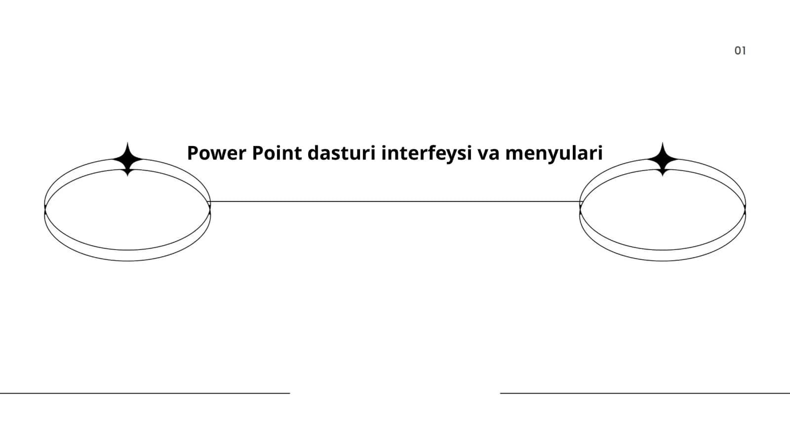 Power Point dasturi interfeysi va menyulari
