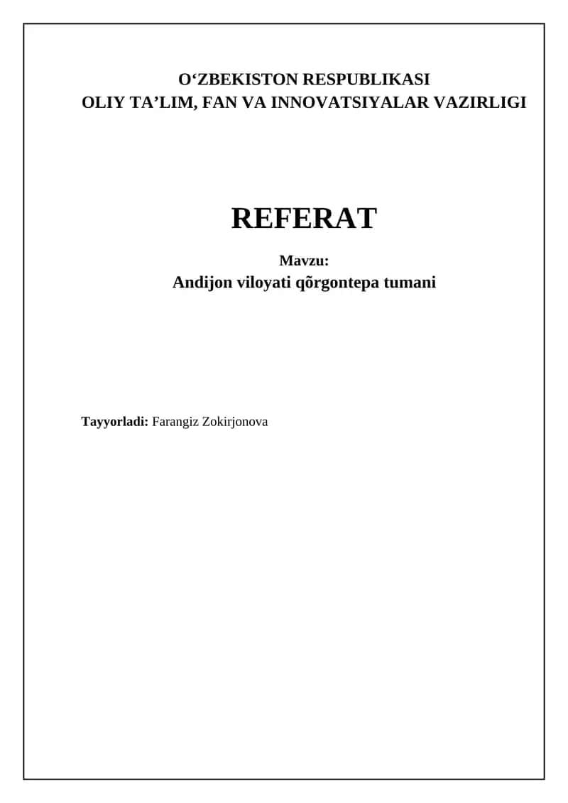 Andijon viloyati qõrg'ontepa tumani