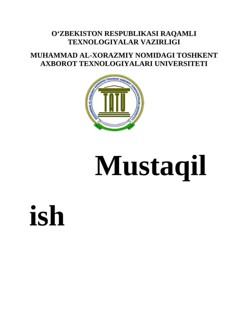 Ta'lim sifatini baholash tartibi