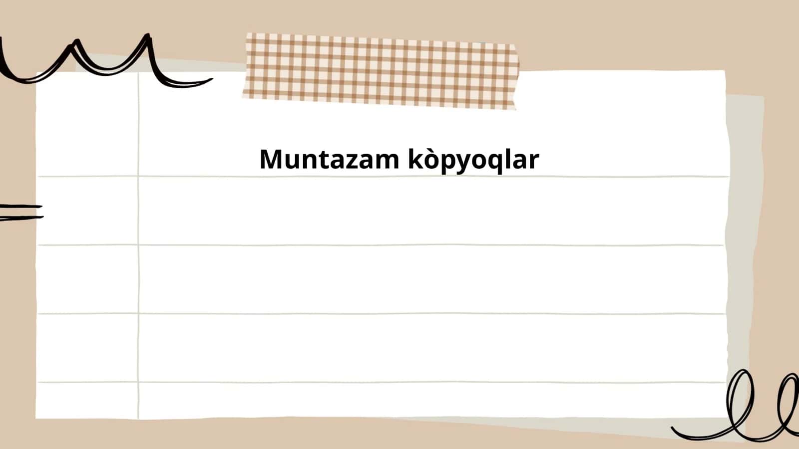 Muntazam kòpyoqlar