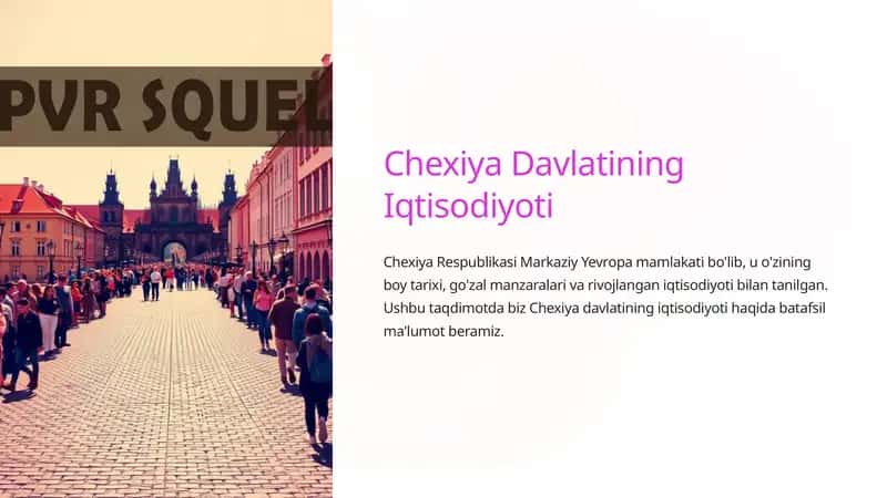 Chexiya Davlatining Iqtisodiyoti