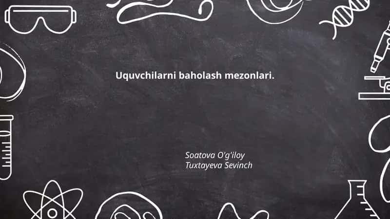 Baholash mezonlari