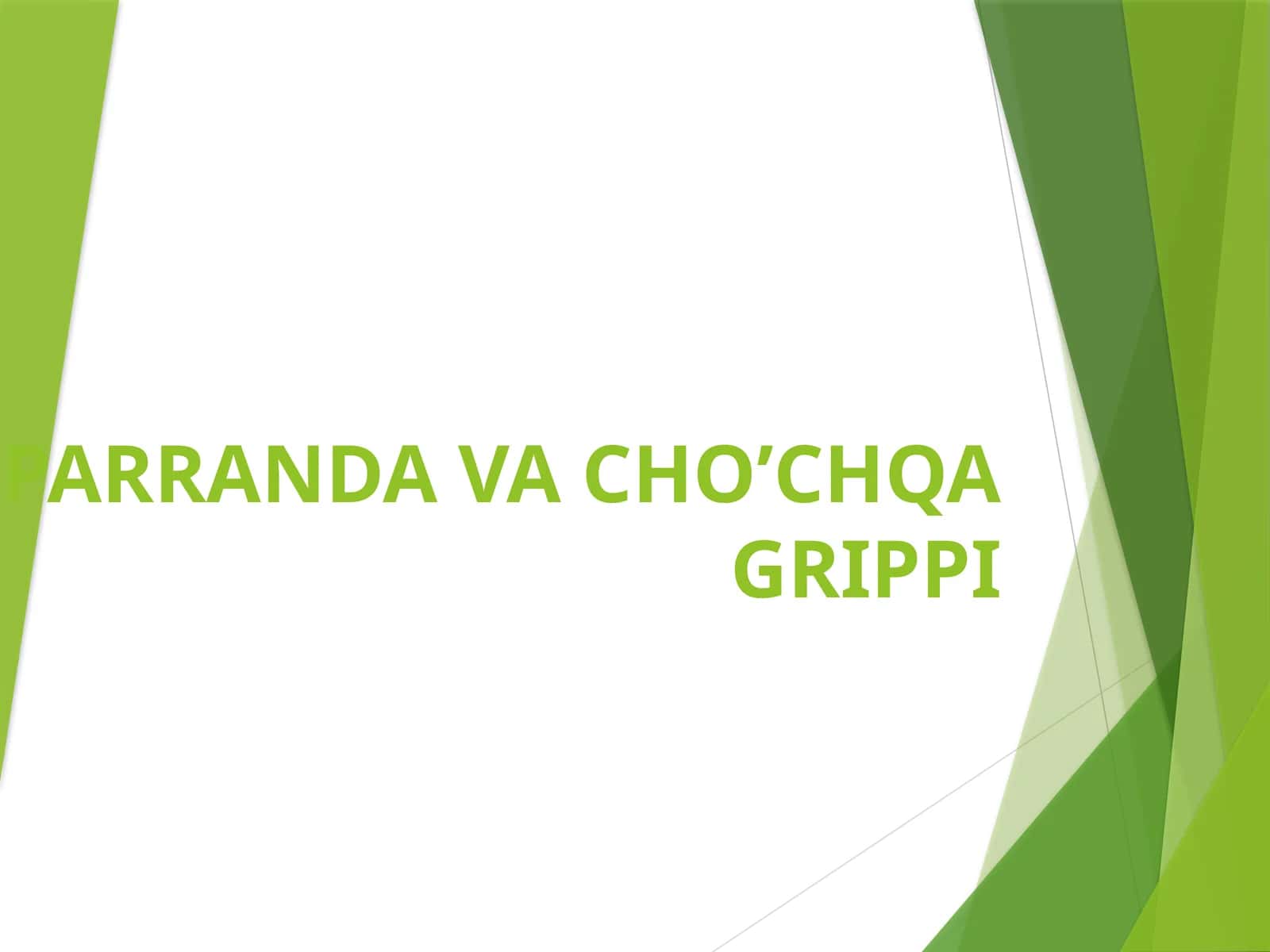 PARRANDA VA CHO’CHQA GRIPPI