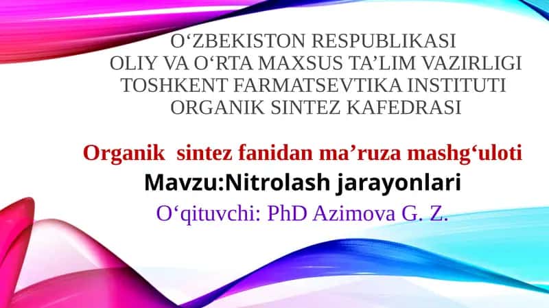 Nitrolash jarayonlari