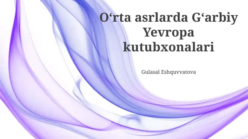Universitet kutubxonalari va ilm-fanning yuksalishi