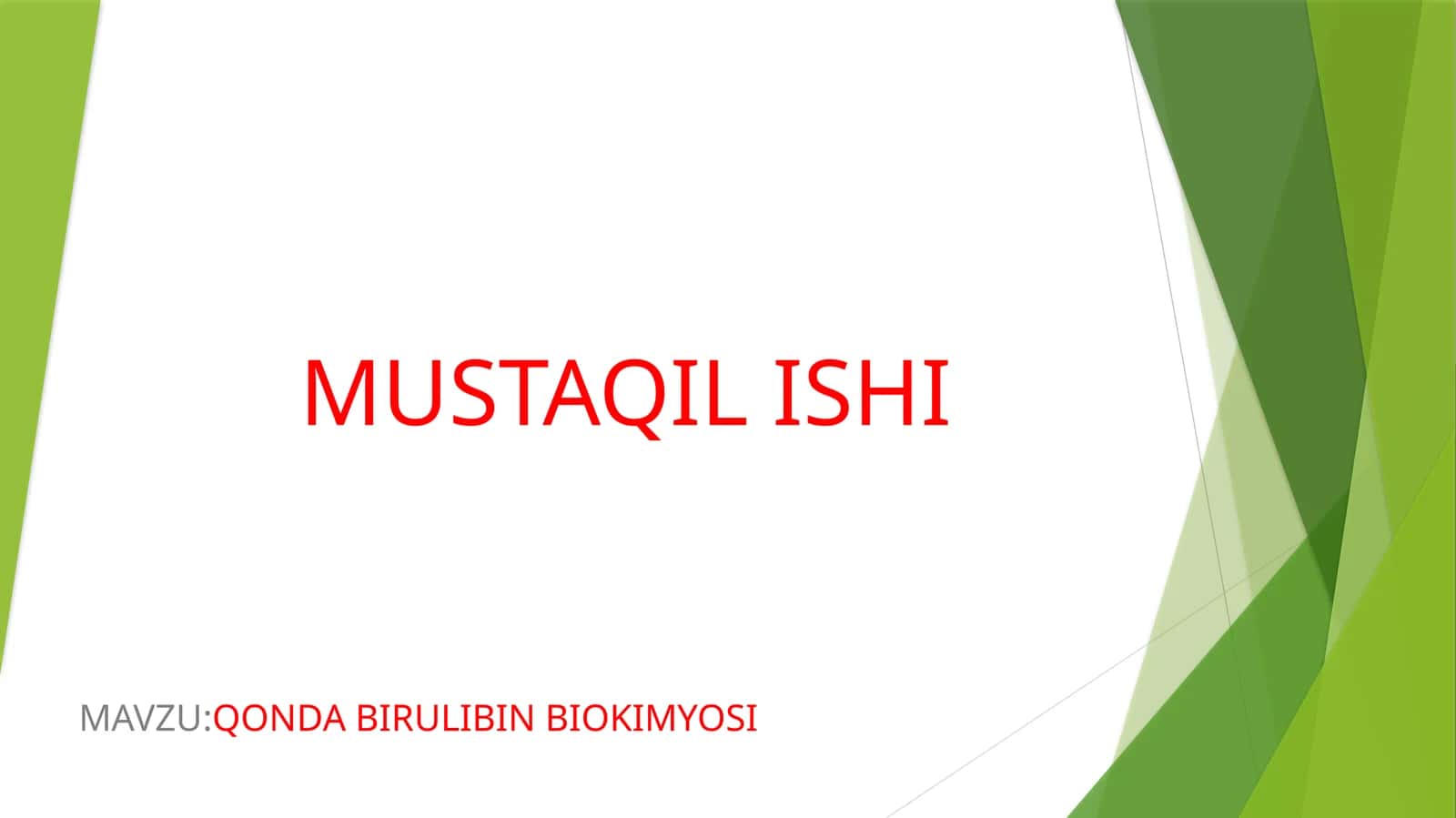 QONDA BIRULIBIN BIOKIMYOSI