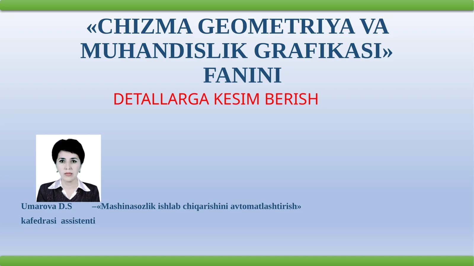 DETALLARGA KESIM BERISH
