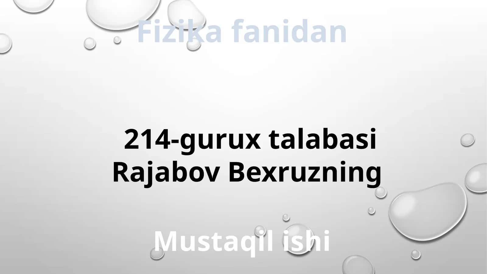 Maydon kuchlanganligi bilan potensial o’rtasidagi bog’lanish