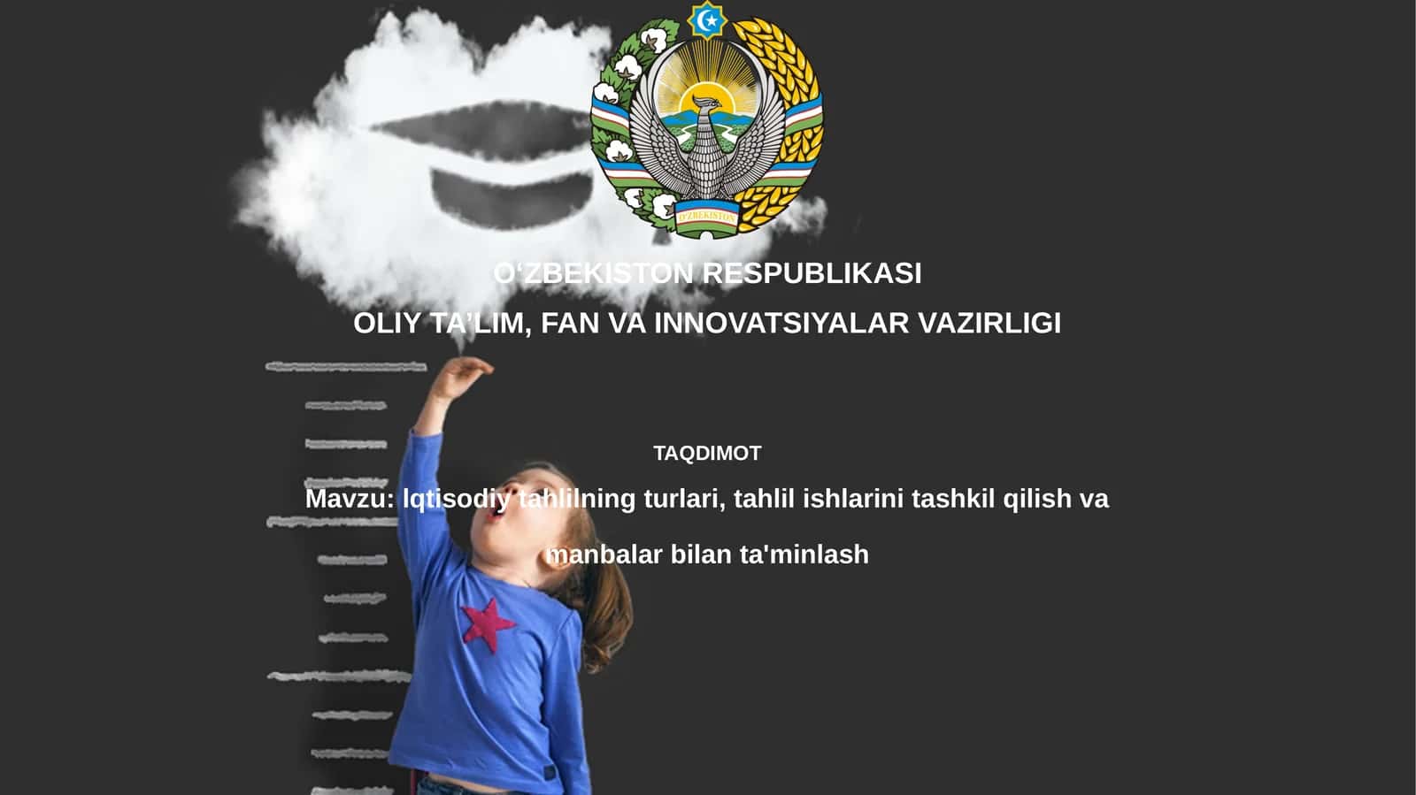 Iqtisodiy tahlilning turlari, tahlil ishini tashkil qilish va manbalar bilan ta'minlash