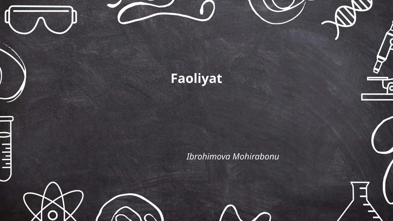 Faoliyat
