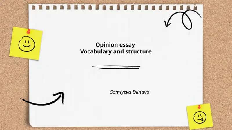 Opinion essay