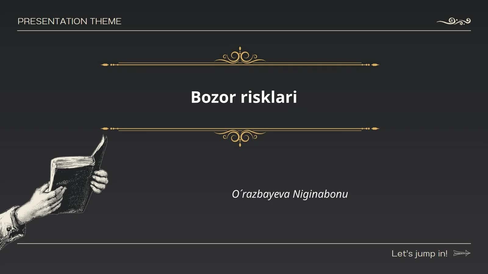 Bozor risklari
