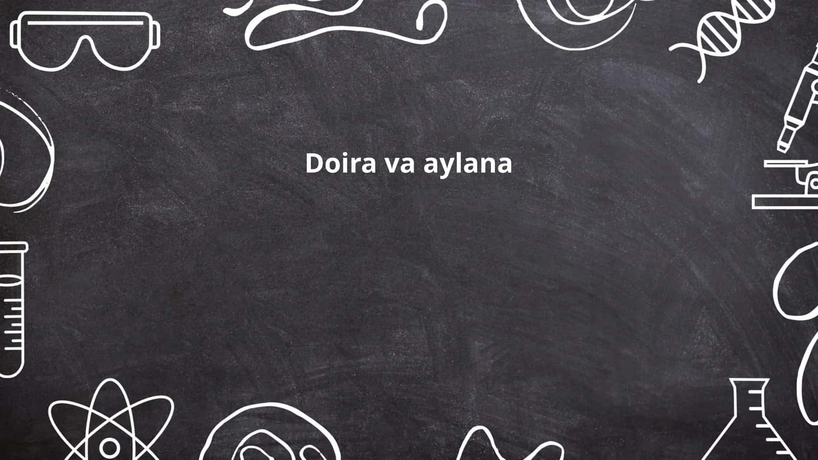 Doira va aylana