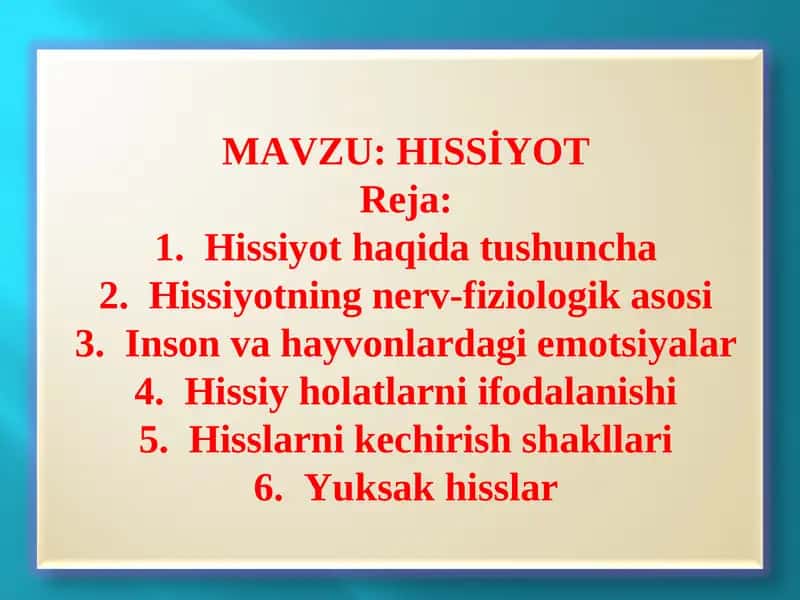 Hissiyot