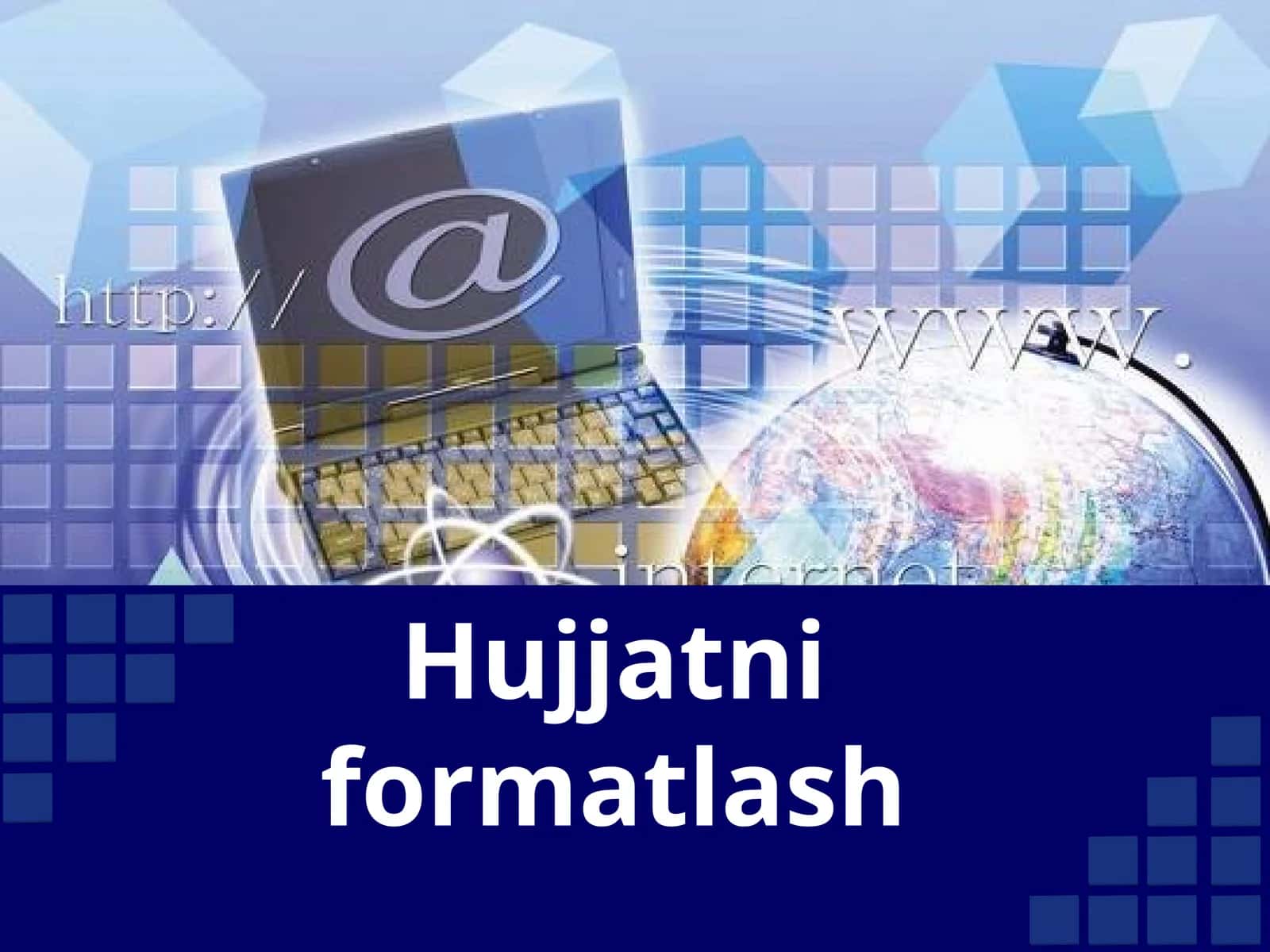 Hujjatni formatlash