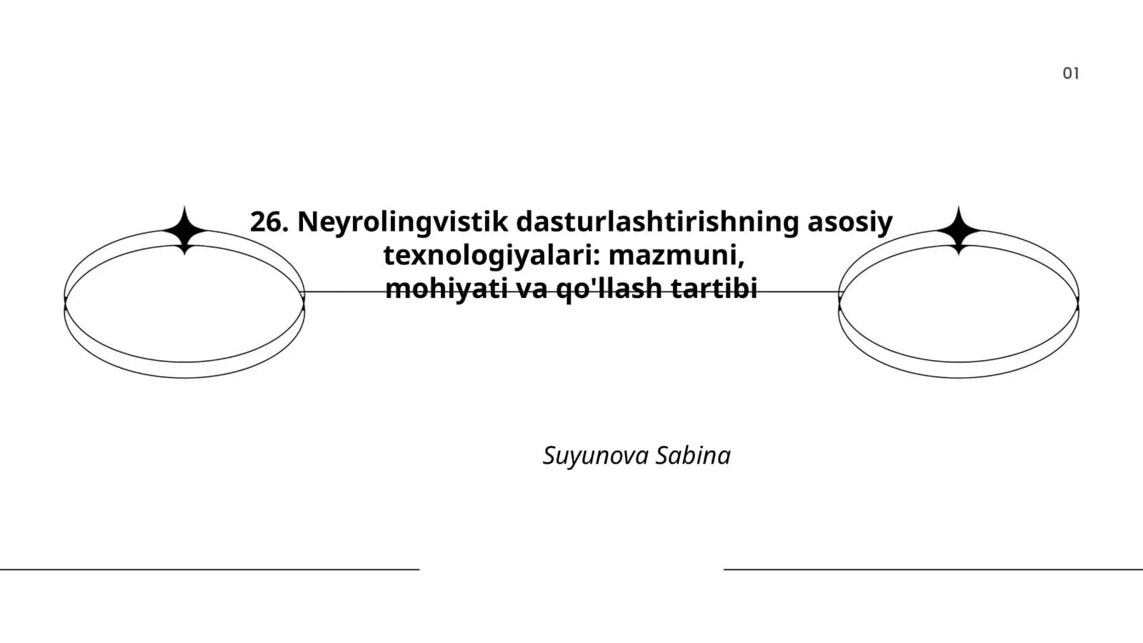 Neyrolingvistik dasturlashtirishning asosiy texnologiyalari