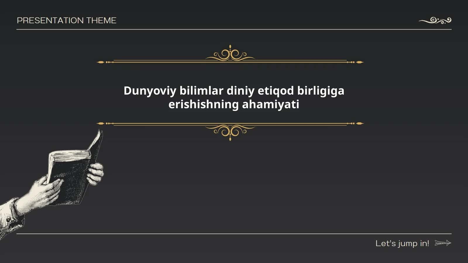 Dunyoviy bilimlar va diniy e'tiqod mohiyati