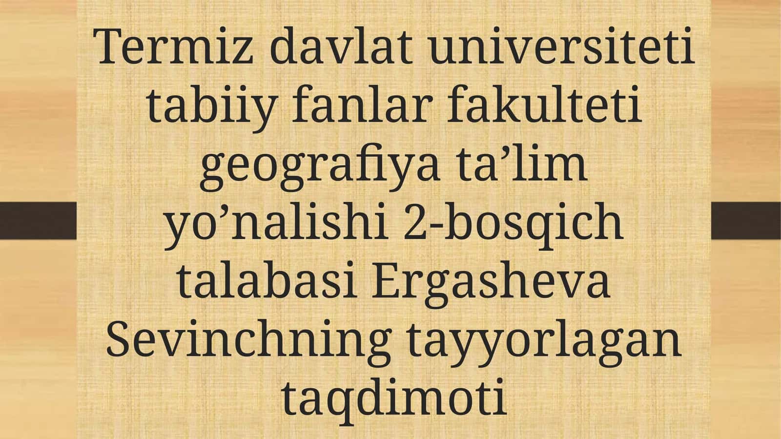 Geografik xaritalar dahodisalarni kartografik tasvirlash usullarini o'rganish