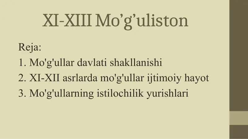 Mo'g'uliston