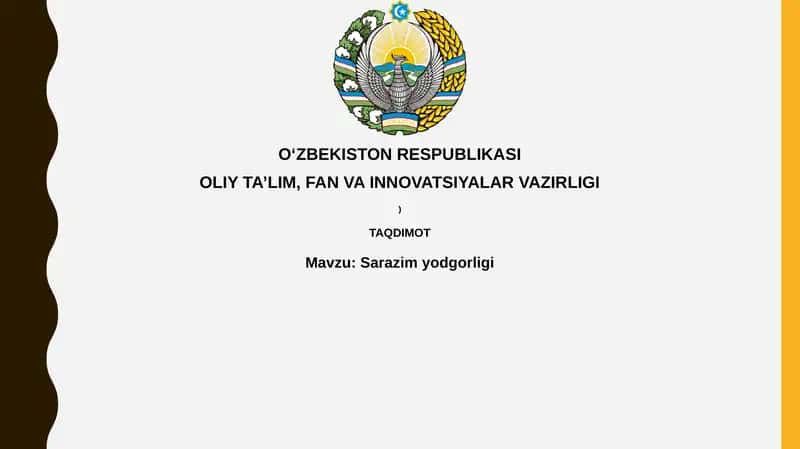 Sarazimyodgorligi