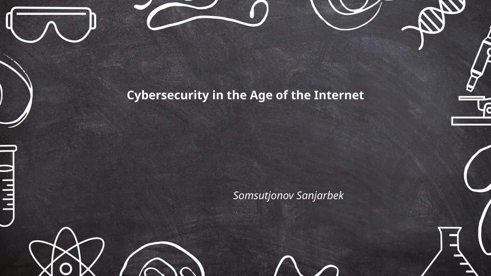 Cybersecurity in the Age of the Internet
