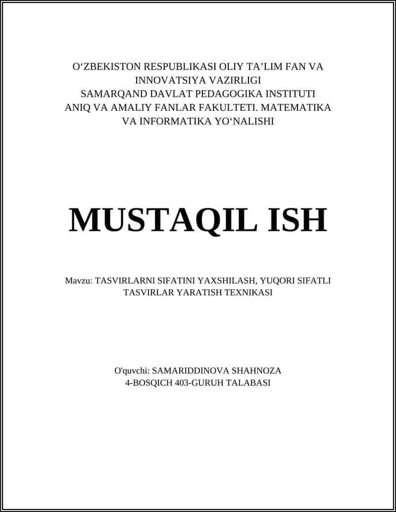 Super-rezolutsiya va rasmni kattalashtirish texnikalari