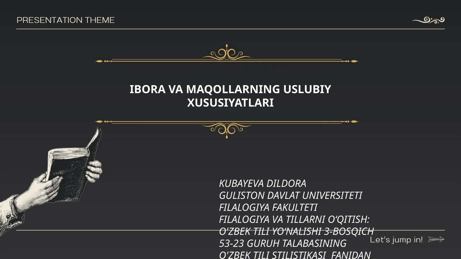 IBORA VA MAQOLLARNING USLUBIY XUSUSIYATLARI