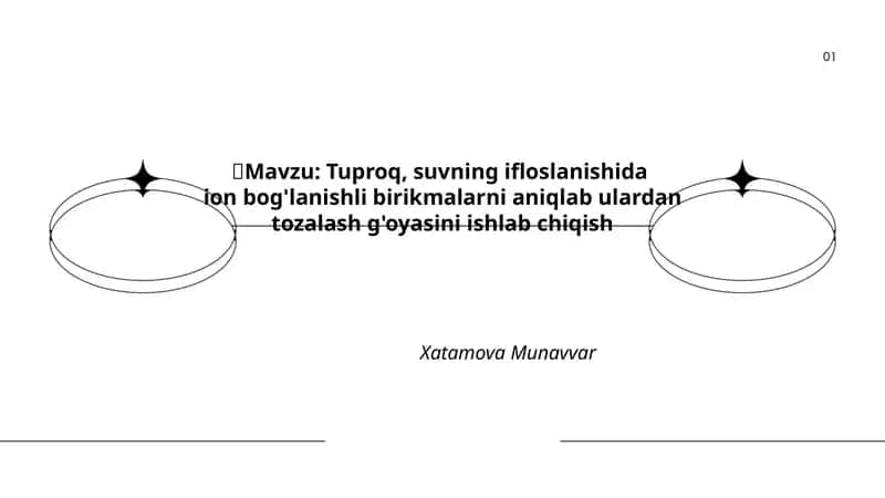 Tuproq va suv namunalaridan ion bog'lanishli birikmalarni olish va tayyorlash protokollari