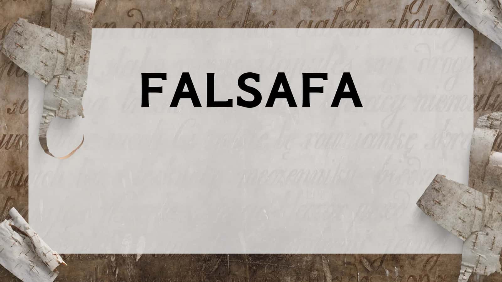 INSON FALSAFASI
