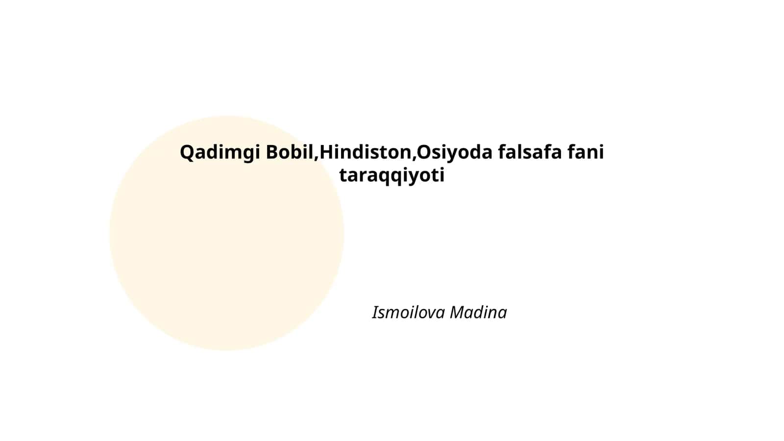 Qadimgi Bobil falsafasi