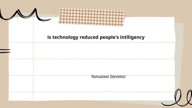 Impact of Technology on Cognitive Abilities