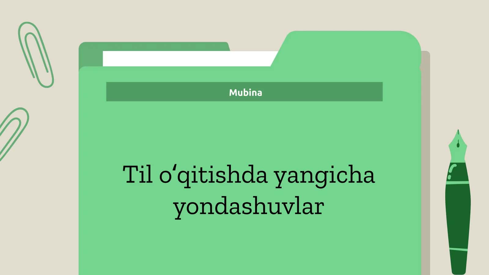 Interaktiv metodlar va texnologiyalarni qoʻllash
