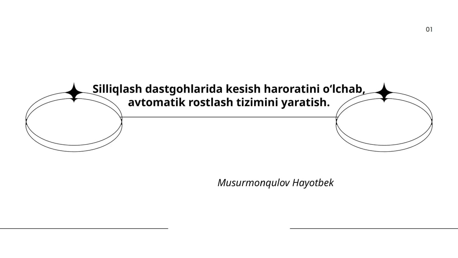 Avtomatik rostlash tizimini yaratish