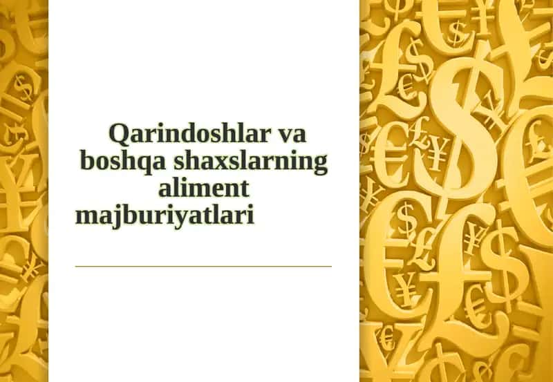 Aliment majburiyatlari