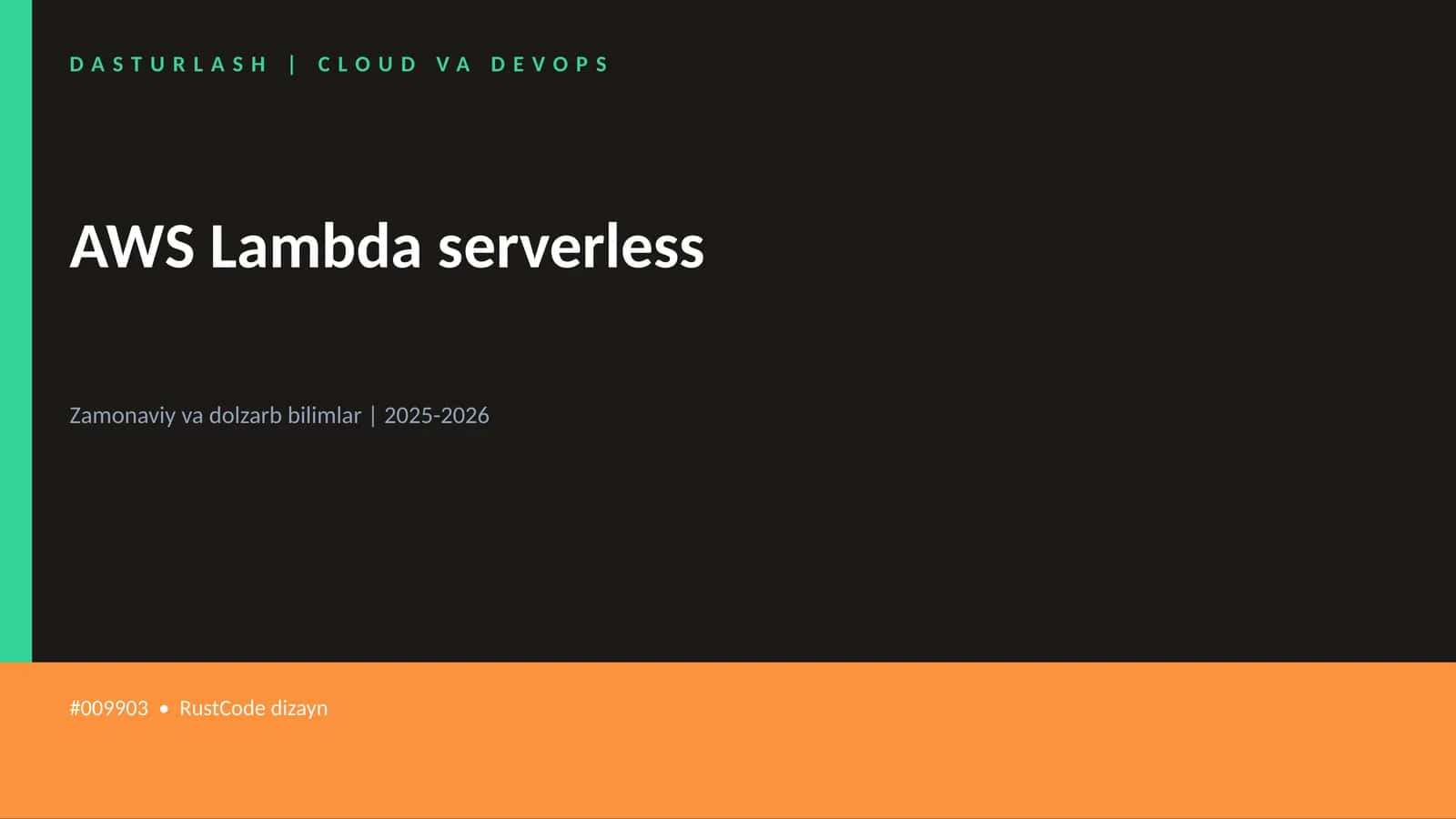 AWS Lambda serverless