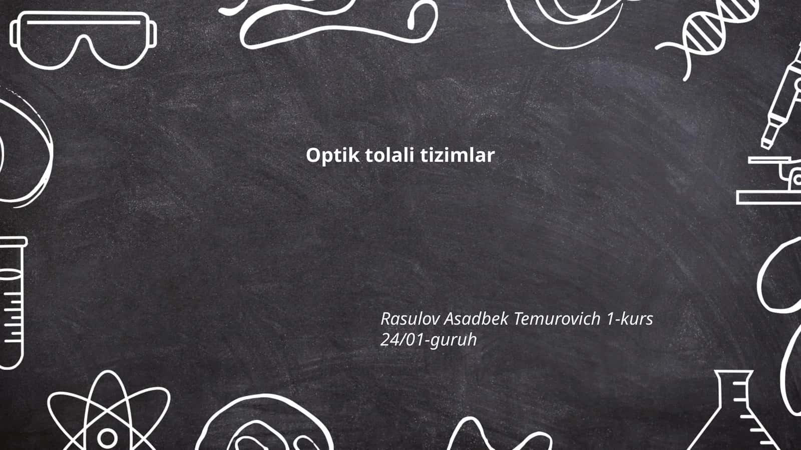 Optik to'lali tizimlar