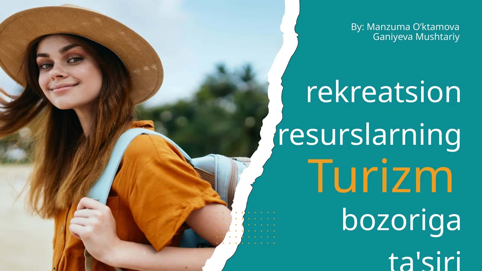 Rekreatsion resurslarning bozoriga ta'siri