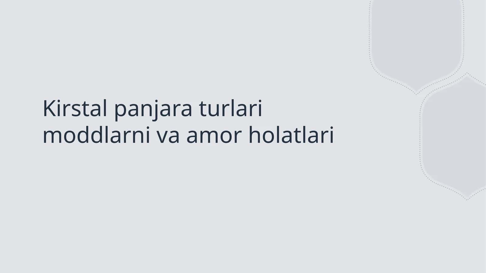 Kristal Panjara Turklari Haqida Kirish