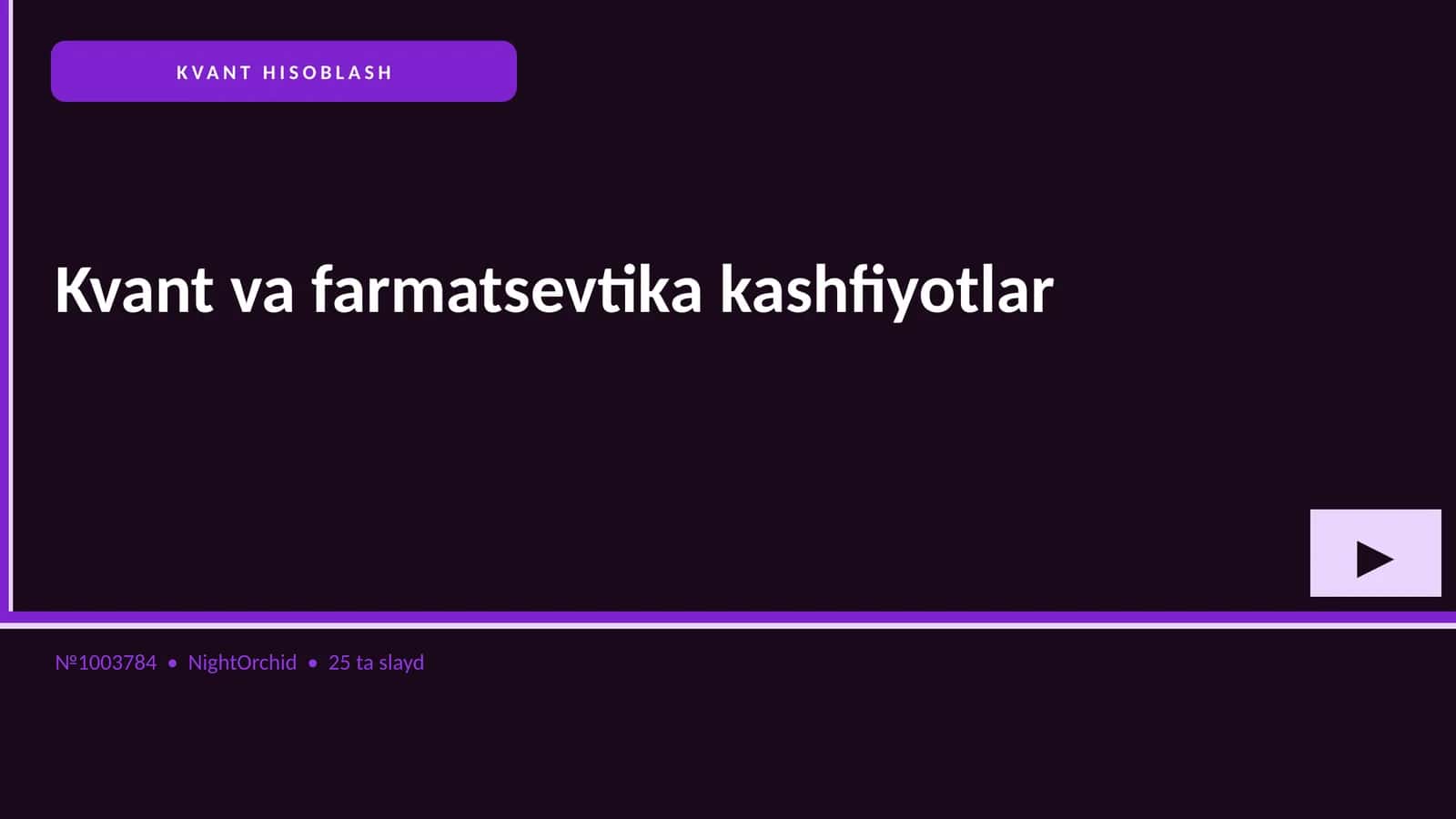 Kvant va farmatsevtika kashfiyotlar