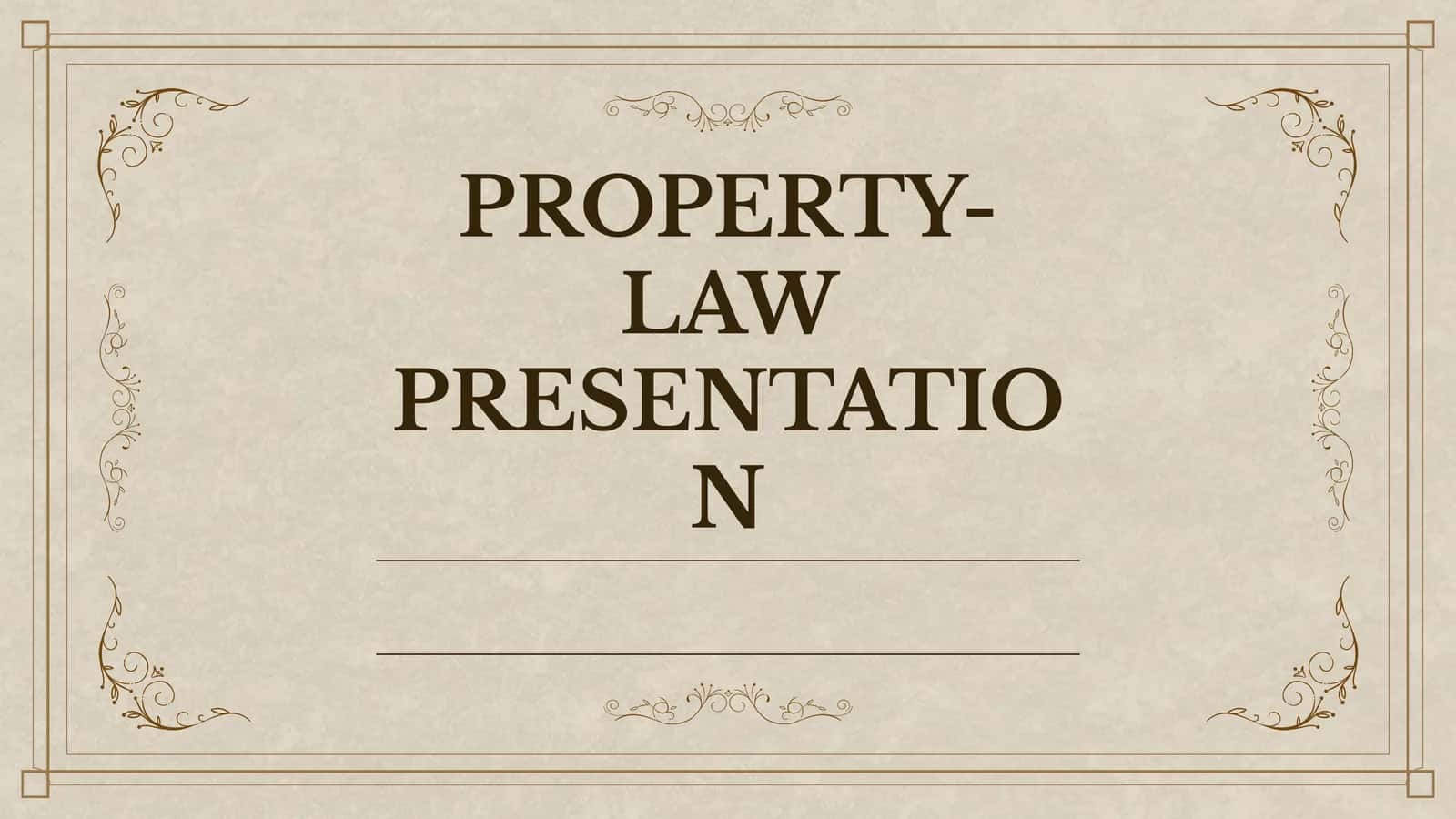 PROPERTY-LAW PRESENTATION